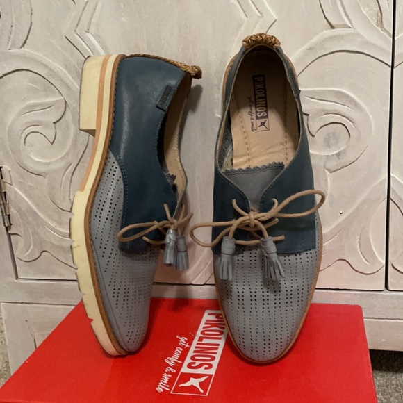 Pikolinos - Denim size 40 (9-9.5 US) like new!  Worn twice.  Super comfortable! - Picture 2 of 5